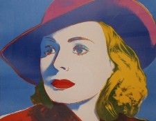 Warhol - Ingrid Bergman With Hat. , 