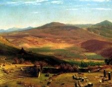 The Amphitheatre of Tusculum. Whittredge,  