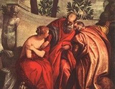 VERONESE SUSANNA IN THE BATH, LOUVRE. , 