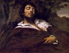 Courbet Portrait of the Artist, called The Wounded Man, 18. , 