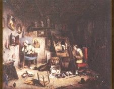 ds-cornelius krieghoff 05 l-the studio (1845). Krieghoff, 