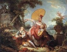 Fragonard The Musical Contest. ��������