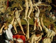 Pollaiuolio,A. The martyrdom of St Sebastian, after 1475, NG. 