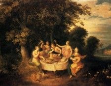 Franckent Abraham Govaerts The Five Senses. Francken,  