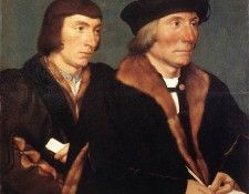 Holbien the Younger Double Portrait of Sir Thomas Godsalve and His Son John. �������� ���� �������