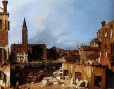 Canaletto Stonemasons Yard. 