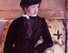 Cassatt Mary Mrs. Gardner Cassatt in Black.  