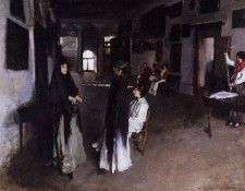 Sargent John Singer A Venetian Interior. ,  