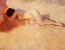 Carrier-Belleuse Pierre Nu Sous Un Parasol. ������������� Belleuse, ����