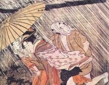 utamaro shower 4-right-panel. , 