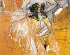 Toulouse-Lautrec Study for Elles (Woman in a Corset), 1896. �����-������, ���� ��