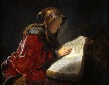 Rijn van Rembrandt Prophet Anna Sun. ����, ��������� ���