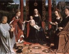 The Mystic Marriage of St Catherine WGA. , 