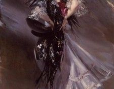 Portrait of Anita de la Ferie The Spanish Dancer 1900. Boldini, 