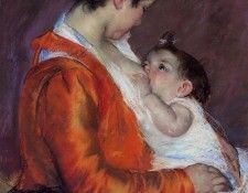 Cassatt Mary Louise Nursing Her Child. ������ ����