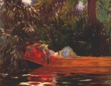 sargent under the willows 1887. ,