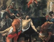 LE BRUN Charles Martyrdom Of St John The Evangelist At Porta Latina. ����, ����� ��
