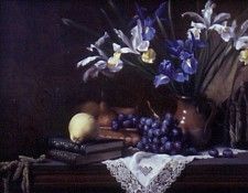 Still Life with Irises and Grapes. Hyde, 