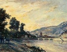 Fesser Josephine A Town By A River. Fesser, 