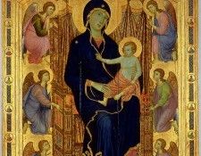 Duccio Madonna Rucellai, Uffizi.   
