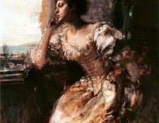 Wladyslaw Czachorski   Dama przy oknie. Czachorski, ��������� ��������� ���