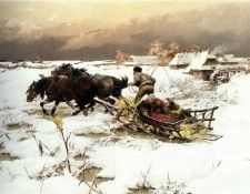 Jaroslav Vesin The Sledge Ride. , 