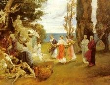 Kaulbach Friedrich August Von In Arcadia. ���������, ������� ������ ���