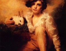 Raeburn Sir Henry Boy And Rabbit. Raeburn, 