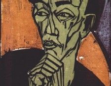 heckel portrait of a man (self-portrait) 1919. Heckel, ����