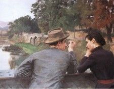 Les Amoureux. Friant, �����
