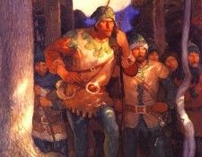 lrs-WyethNC-Robin Hood the Men of Greenwood. �����, ������ �������