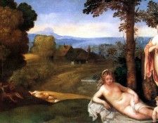 ger-Giorgione-NymphsAndChildrenInaLandscapeWithShepherds. ���������