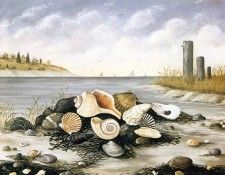 Cahoon, Martha - Shore Scene with Shells (end.  