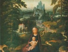 ISENBRANT,A. REST DURING THE FLIGHT TO EGYPT, ALTE PINAKOTHE. Isenbrandt,  Ysenbrandt