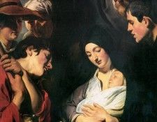 Jordaens Jacob Adoration of shepherds Sun 3. , 