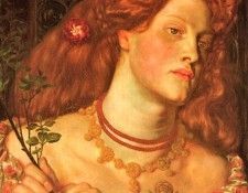 Rossetti, Dante Gabriel - Fair Rosamund 1861 (end. ,  