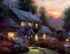 JLM-Thomas Kinkade-Juliannes Cottage.  