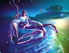 p Kagaya Zodiac Cal2002 07 Cancer. , Joh