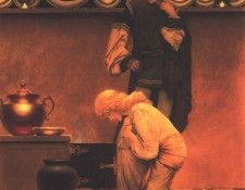 al Parrish012 Violetta and Knave Examining Tarts. , Maxfield