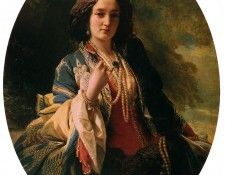 Winterhalter Franz Xavier Katarzyna Branicka Countess Potocka 1854. ,  