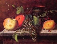Still life with Fruit and vase. �������, ������ �����