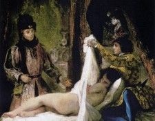 DELACROIX Eugene Louis d- Orleans Showing His Mistress. , 