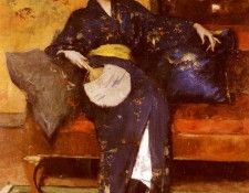 Chase William Merritt The Blue Kimono. ����, ������ �������