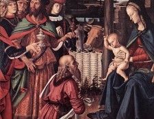 Perugino Pietro Adoration of the Kings (Epiphany) c1476 detail1. , 