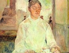 Toulouse-Lautrec Portrait of Comtesse Adele-Zoe de Toulouse-. -,  