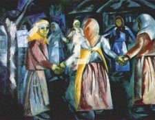goncharova round dance 1910. , 