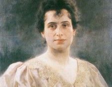 Portrait of a Woman in a Dress with Lacy Collar. Czachorski, ��������� ��������� ���