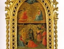 Fra Angelico Adoration and Annunciation ca 1420 Museo di San. ,    F