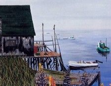 E Brill - At the Lake (mouthpainted), De. �����, E