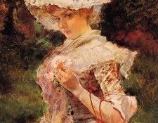 Picking Flowers. ,   Y